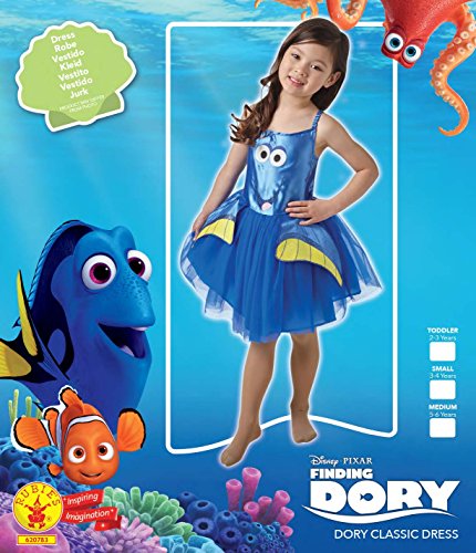 Hasbro-Buscando a Nemo - Disfraz Dory Tutu Classic, talla XS (RUBIS SPAIN, S.L. 620783-T)