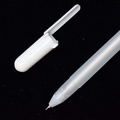 Hellery Marcadores de Piel Tattoo, Blanco Marcador de Piel Pluma de Posicionamiento para Tatuajes, Recorte de Cejas, Maquillaje - Body Beauty Tool