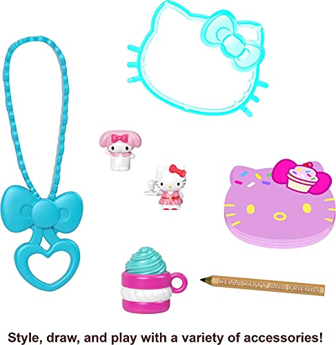 Hello Kitty Cofre con forma de cupcake con muñecos y accesorios de juguete (Mattel GVB30)