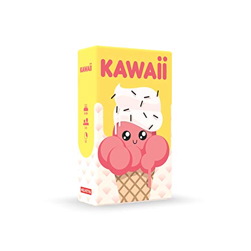 Helvetiq Kawaii - Lúdilo, Juego de Mesa Educativo, Juegos de Viaje para niños