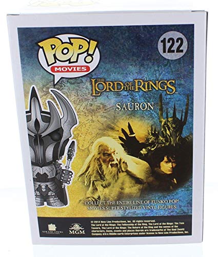 Herr der Ringe El Señor de los Anillos Figura Vinilo Sauron 122 Unisex ¡Funko Pop! Standard, Vinilo,