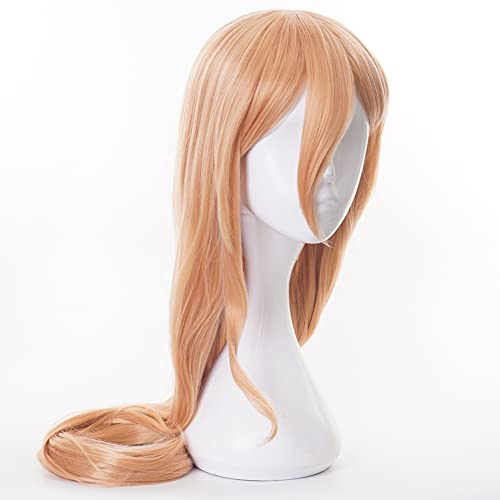 HIROAKIYA Power Wig, Chainsaw Man Power Cosplay Wig with Wig Cap