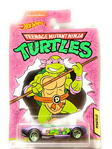 Hot Wheels GJV10 Tortugas Ninja mutantes adolescentes Donatello Rrroadster 3/5