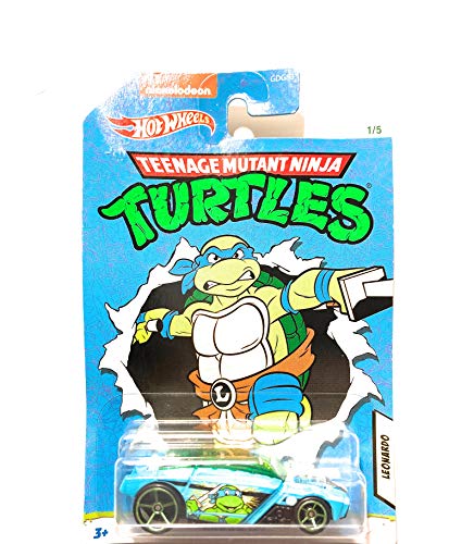 Hot Wheels GJV12 Tortugas Ninja mutantes adolescentes TMNT Leonardo Rogue Hog 1/5