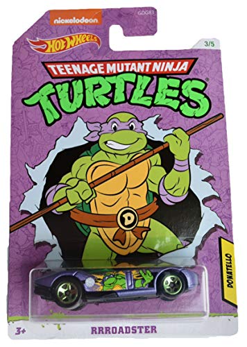 Hot Wheels Rrroadster Donatello - Tortugas Ninja mutantes (escala 1:64)