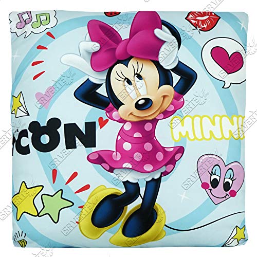 HOVUK® - Cojín de poliéster para niños, diseño de Minnie Mouse