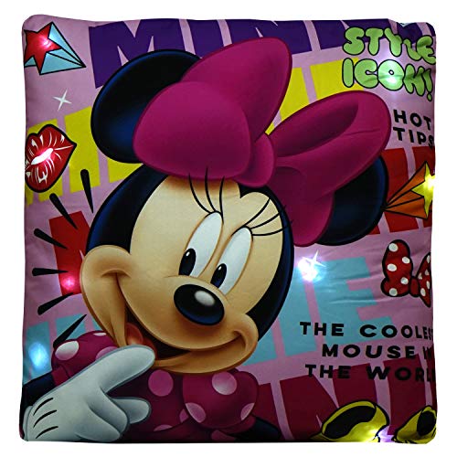 HOVUK® - Cojín de poliéster para niños, diseño de Minnie Mouse