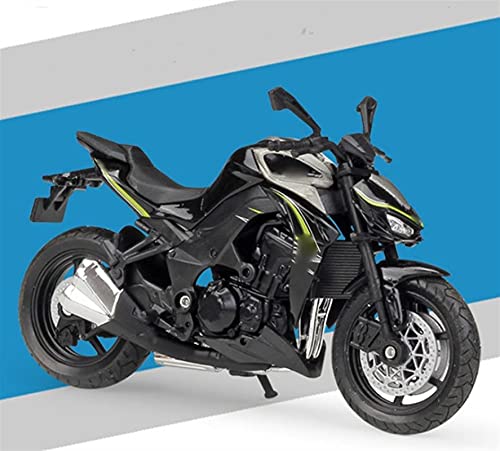 HSSM 1:18 para K-awasaki para Z1000R ZX10-RR Aleación Diecast Modelo De Motocicleta para Niño Regalos De Juguete Die Cast Motocicleta (Color : Black1)