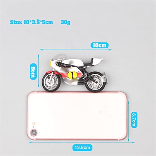 HSSM 1:24 Minúsculo para Yamaha YZR OW23 500cc WC 1975 Rider G.Agostini Diecasts Modelo De Motocicleta Decoración De Juguetes para Niños Die Cast Motocicleta