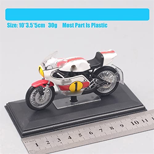 HSSM 1:24 Minúsculo para Yamaha YZR OW23 500cc WC 1975 Rider G.Agostini Diecasts Modelo De Motocicleta Decoración De Juguetes para Niños Die Cast Motocicleta