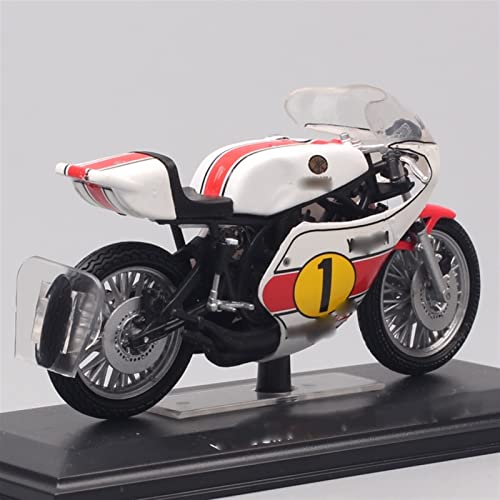 HSSM 1:24 Minúsculo para Yamaha YZR OW23 500cc WC 1975 Rider G.Agostini Diecasts Modelo De Motocicleta Decoración De Juguetes para Niños Die Cast Motocicleta