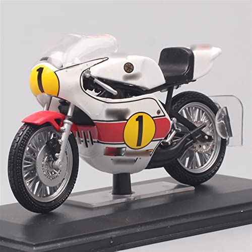 HSSM 1:24 Minúsculo para Yamaha YZR OW23 500cc WC 1975 Rider G.Agostini Diecasts Modelo De Motocicleta Decoración De Juguetes para Niños Die Cast Motocicleta