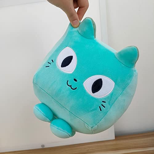 HUANYINGNI Cat Plush Toy,Big Games Cat Plush,Square Cat Plush,Stuffed Animal,Cute Pet Simulator Animal Cat Plush,Kawaii Animal Cat Soft Stuffed Pillow for Kids,for Kids Gift Room Decor