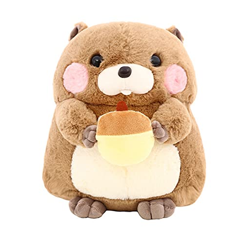 Huggable Groundhog Plush Sandía Ratón Codicioso Juguete De Peluche Regalo De Cumpleaños Creativo Muñeco De Trapo Relleno Almohada Almohada Cojín Pausa para El Almuerzo