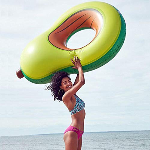 IKDWD Inflable Gigante Aguacate Piscina De Flotación del Flotador De La Silla del Ocio del Verano del Salón Party Los Juguetes De Paseo Swim Adultos Niños Green-160 * 125 * 36CM