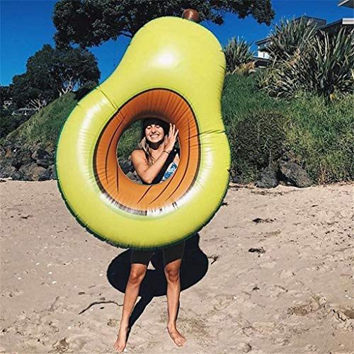 IKDWD Inflable Gigante Aguacate Piscina De Flotación del Flotador De La Silla del Ocio del Verano del Salón Party Los Juguetes De Paseo Swim Adultos Niños Green-160 * 125 * 36CM