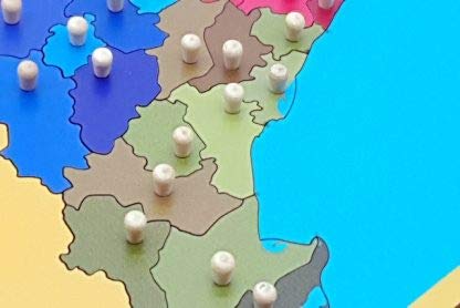 International Montessori Institute - Mapa Puzzle De Cataluña en Madera