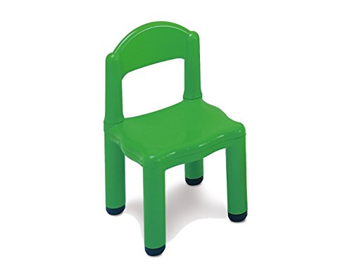 Italveneta Didattica 60014 – Silla Baja de plástico Verde con tapón para Patas de 5 cm