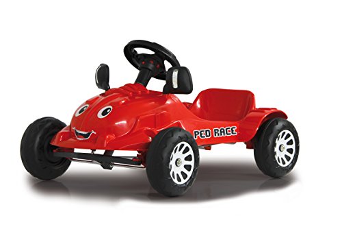 Jamara- Ped Race Coches de Pedales, Color Rojo (460288)