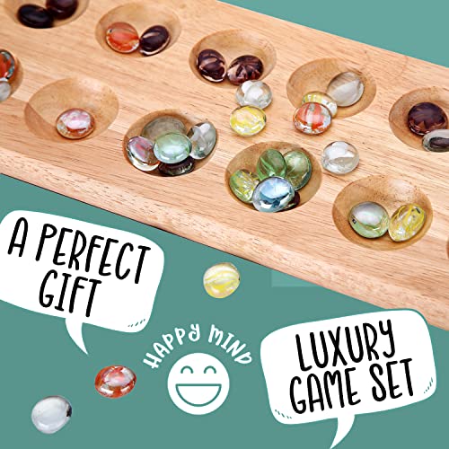 Jaques of London Mancala - Luxury Mancala Board 17