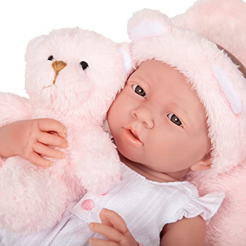 JC TOYS-La Newborn Muñeco bebé, Color Rosa (18061)