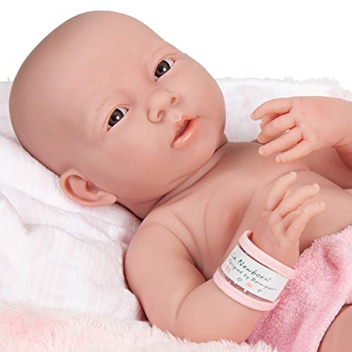 JC TOYS-La Newborn Muñeco bebé, Color Rosa (18061)