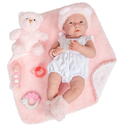 JC TOYS-La Newborn Muñeco bebé, Color Rosa (18061)