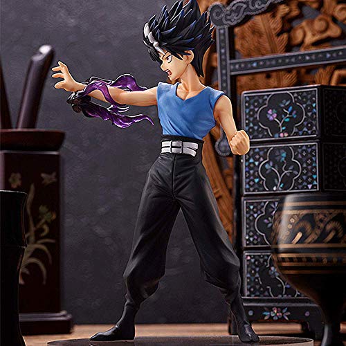 JJRPPFF Figura de Sombra fugaz, Modelo de Personaje YuYu Hakusho de 6.3 Pulgadas, Postura de pie, muñecas estáticas realistas, Figuras de Anime Boy de Material de PVC (para colección de Regalos)