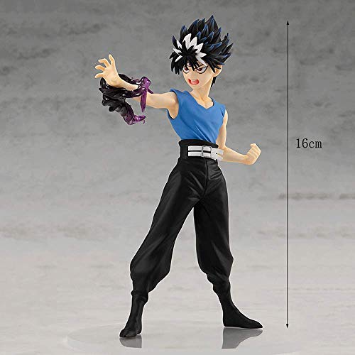 JJRPPFF Figura de Sombra fugaz, Modelo de Personaje YuYu Hakusho de 6.3 Pulgadas, Postura de pie, muñecas estáticas realistas, Figuras de Anime Boy de Material de PVC (para colección de Regalos)