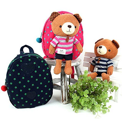 JMAHM Mochila de bebé Mochila Desmontable del Oso de la Historieta Mochila Anti-perdida para niños 1-3 años