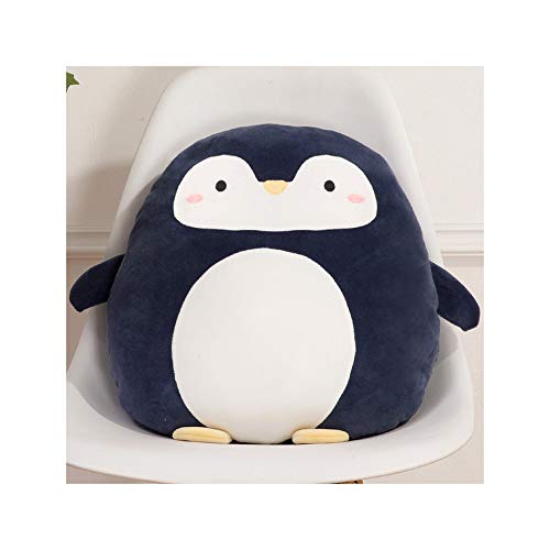 JMFHCD Balancines de Peluche Suave Felpa Almohada Animal Peluche para Niños Habitación Decoración León, Panda, Dinosaurio, Langosta, Ballena, PingüIno Cojín Almohada Regalo de San Valentín,Penguin