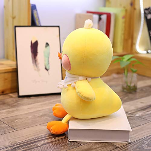 JMFHCD Balancines de Peluche Suave Felpa Almohada Animal Peluche para Niños Habitación Decoración Patito Amarillo Cojín Almohada Regalo de San Valentín,30CM