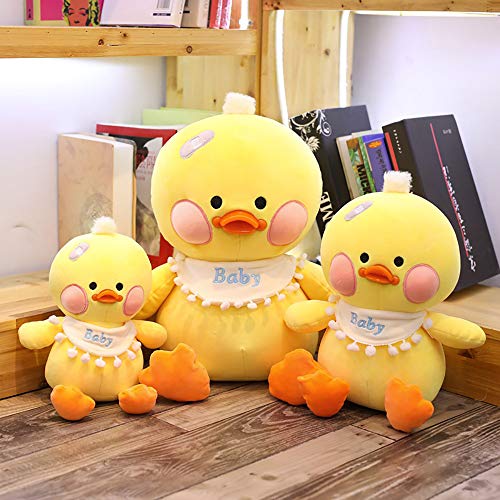 JMFHCD Balancines de Peluche Suave Felpa Almohada Animal Peluche para Niños Habitación Decoración Patito Amarillo Cojín Almohada Regalo de San Valentín,30CM