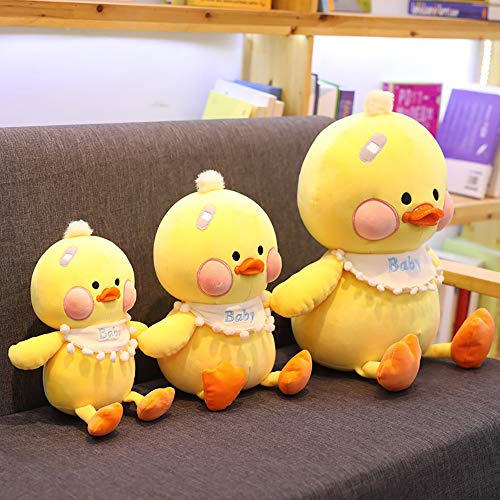 JMFHCD Balancines de Peluche Suave Felpa Almohada Animal Peluche para Niños Habitación Decoración Patito Amarillo Cojín Almohada Regalo de San Valentín,30CM