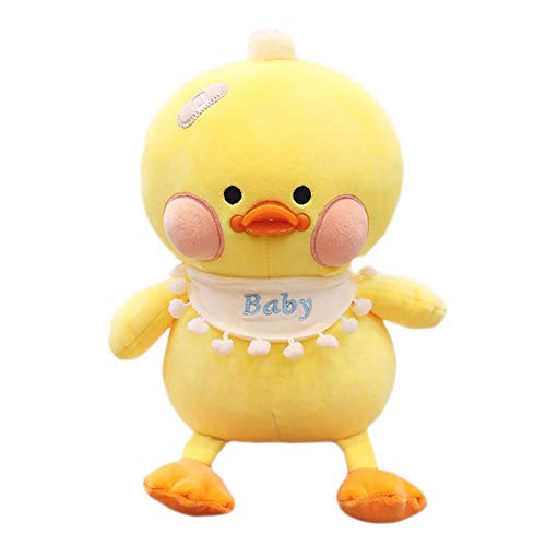 JMFHCD Balancines de Peluche Suave Felpa Almohada Animal Peluche para Niños Habitación Decoración Patito Amarillo Cojín Almohada Regalo de San Valentín,30CM