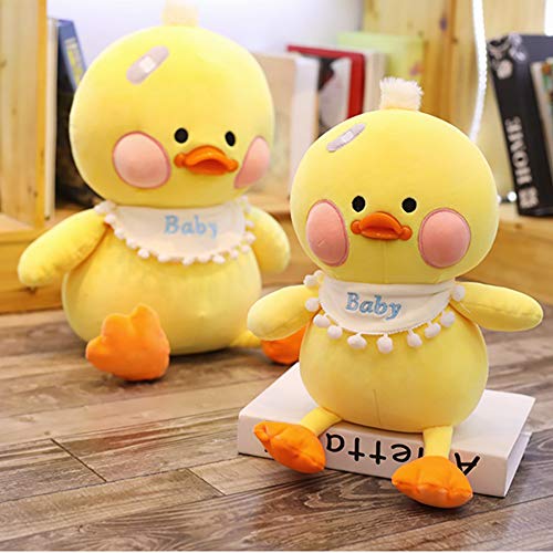 JMFHCD Balancines de Peluche Suave Felpa Almohada Animal Peluche para Niños Habitación Decoración Patito Amarillo Cojín Almohada Regalo de San Valentín,30CM