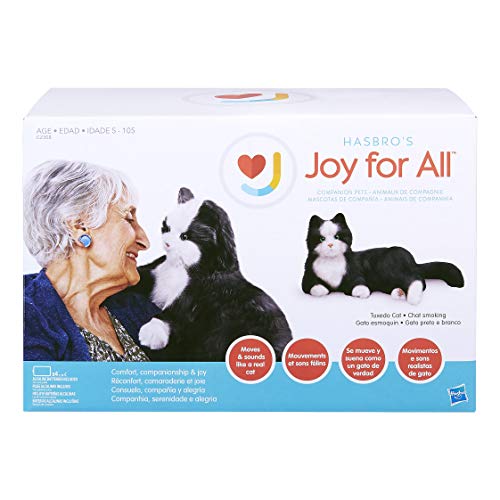 JOY FOR ALL- Companion Pet, Color Gato Esmoquin Blanco y Negro, 1.0000 (Hasbro C2308)