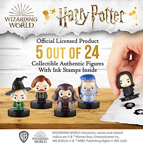 Juego de 5 Sellos de Harry Potter - Regalos, coleccionables, decoración para Fiestas, y Adornos para Tartas de PMI, 6,5 cm (C)