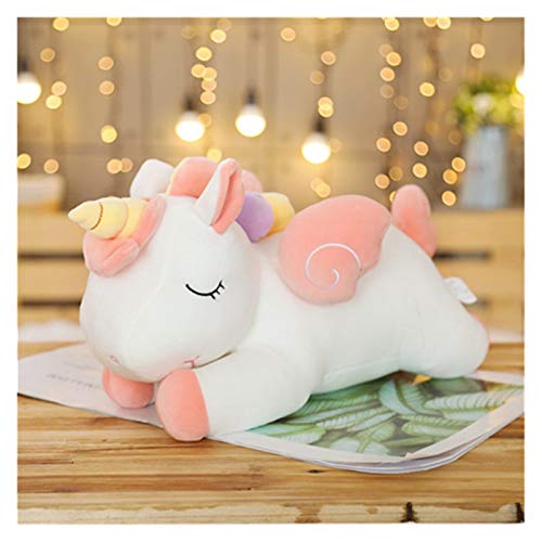 Juguete de peluche INS Red Red Fantasy Twin Star Unicorn Peluche Muñeca Muñeca Muñeca Potro Muñeca Muñeca Bebé Confort Almohada para dormir regalo de cumpleaños ( Color : White , Height : 130cm )