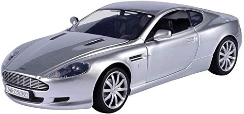 Juguetes educativos de control remoto para coche, modelo de coche 1:18, Aston Martin Db9, juguete de aleación para niños, modelo de decoración de accesorios para coche, modelo (color: plata)