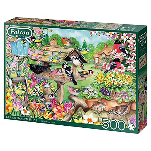 Jumbo 11280 Falcon de luxe - Puzzle de 500 piezas para jardín de primavera , color/modelo surtido