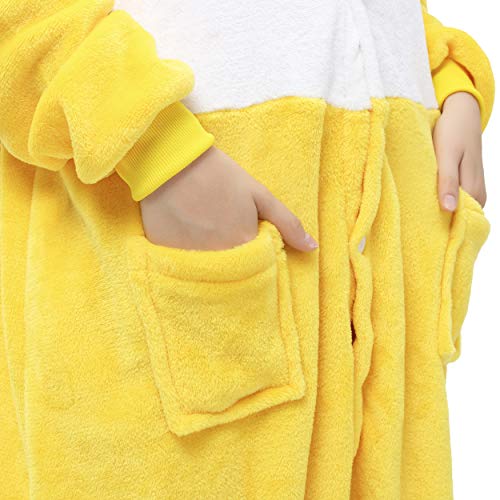 Katara- Pijamas Enteros Diferentes Animales y Tamaños, Adultos Unisex, Color Pato Amarillo, Talla 145-155cm (1744)