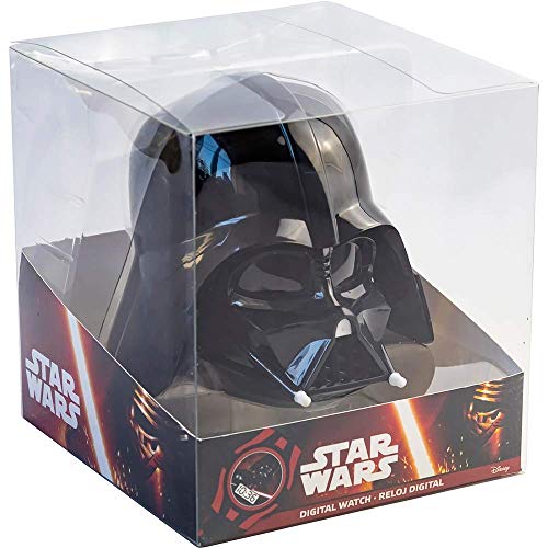 Kids Licensing SW92184 Star Wars VII - Reloj Digital en Caja 3D, Darth Vader