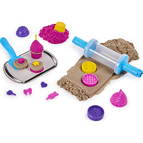 Kinetic Sand-Bäckerei-Spielset mit Duftsand, für kreatives Indoor-Sandspiel panadería aromática, 454 g, para Juegos creativos de Arena de Interior, Color no se Puede aplicar. (Spin Master 6056925)