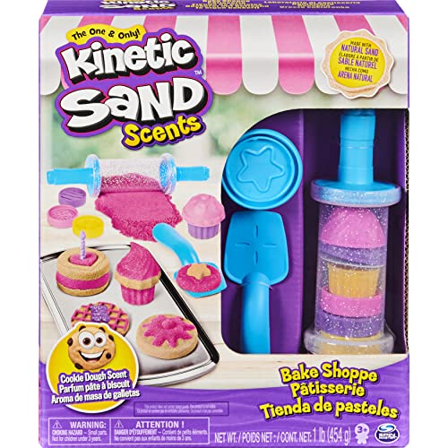 Kinetic Sand-Bäckerei-Spielset mit Duftsand, für kreatives Indoor-Sandspiel panadería aromática, 454 g, para Juegos creativos de Arena de Interior, Color no se Puede aplicar. (Spin Master 6056925)