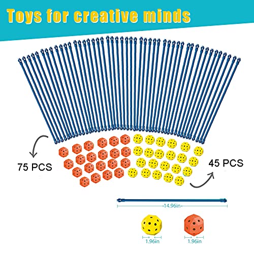 Kit De Construcción De Fuertes para Niños 3 a 12 años, Juego De Construcción para Interiores con Palos De Construcción,Túneles De Construcción De Fortalezas De Bricolaje, Tienda De Campaña (120pcs-1)