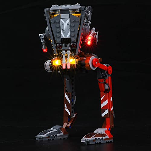 Kit de iluminación LED para at-ST Raider de The Mandalorian - Compatible con el modelo de bloques de construcción Lego 75254 - No incluye el juego Lego