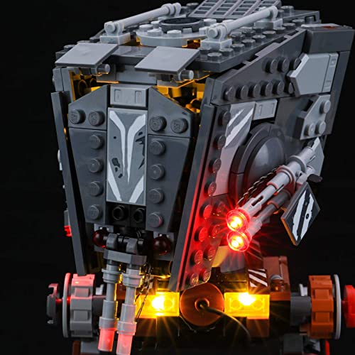 Kit de iluminación LED para at-ST Raider de The Mandalorian - Compatible con el modelo de bloques de construcción Lego 75254 - No incluye el juego Lego