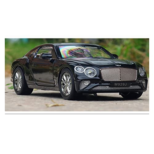 Kits Juguete Modelo Coche Clásico 1/24 For Bentley Continental GT Modelo De Coche De Aleación Extendida Pull Back Sound and Light Collection Gift Toy Car Crafts Expresión De Amor (Color : 3)