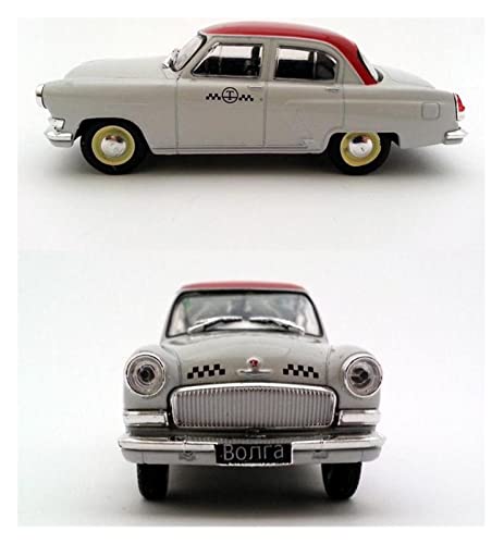 Kits Juguete Modelo Coche Clásico 1:43 For GAZ-21 Volga Rusia Aleación Coche Taxi Modelo Colección Clásica Decoración Regalo Juguete Coche Artesanía Expresión De Amor